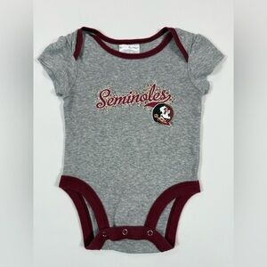 THIRD STREET Florida‎ State Seminoles Baby Bodysuit 12M Game Day Casual